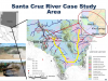 Presentation image of the Sant Cruz River case study area